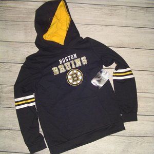NHL Boston Bruins Open Neck Fleece Hoodie